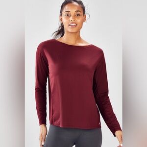 Fabletics Cashel Cinched Long-Sleeve Top